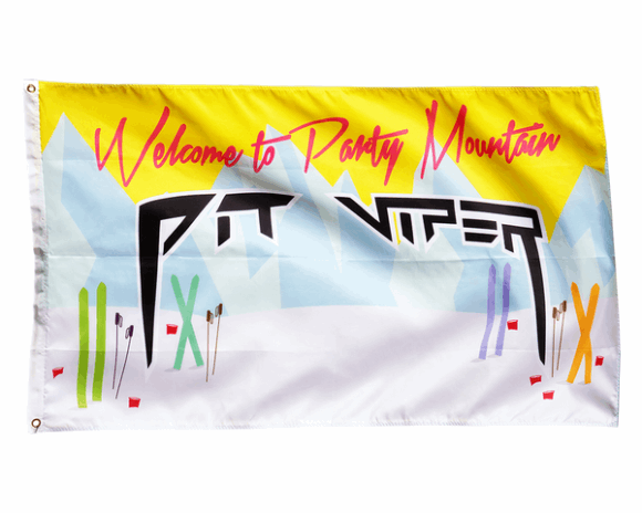 Pit Viper NZ Party Mountain Flag