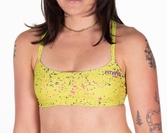 1993 Splatter Bikini Top Pit Viper